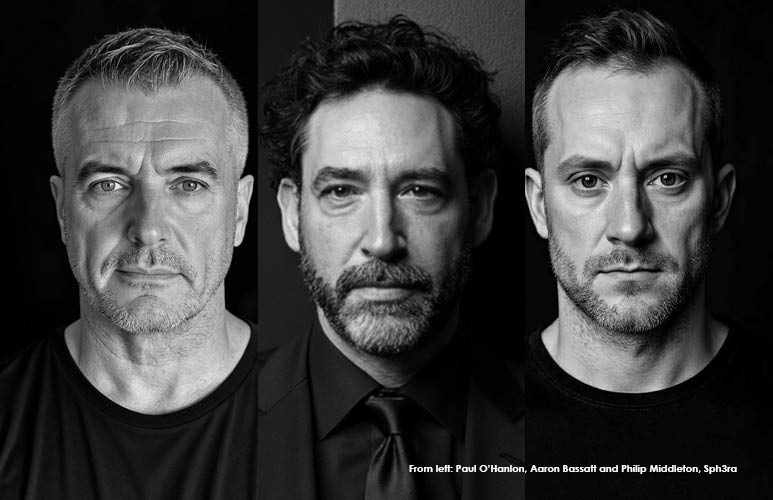 Paul OHanlon, Aaron Bassatt and Philip Middleton