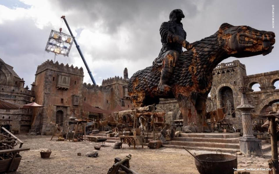 “Arcanar” backlot at Film City